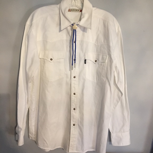Men’s Roper Western Shirt - Picture 2 of 8
